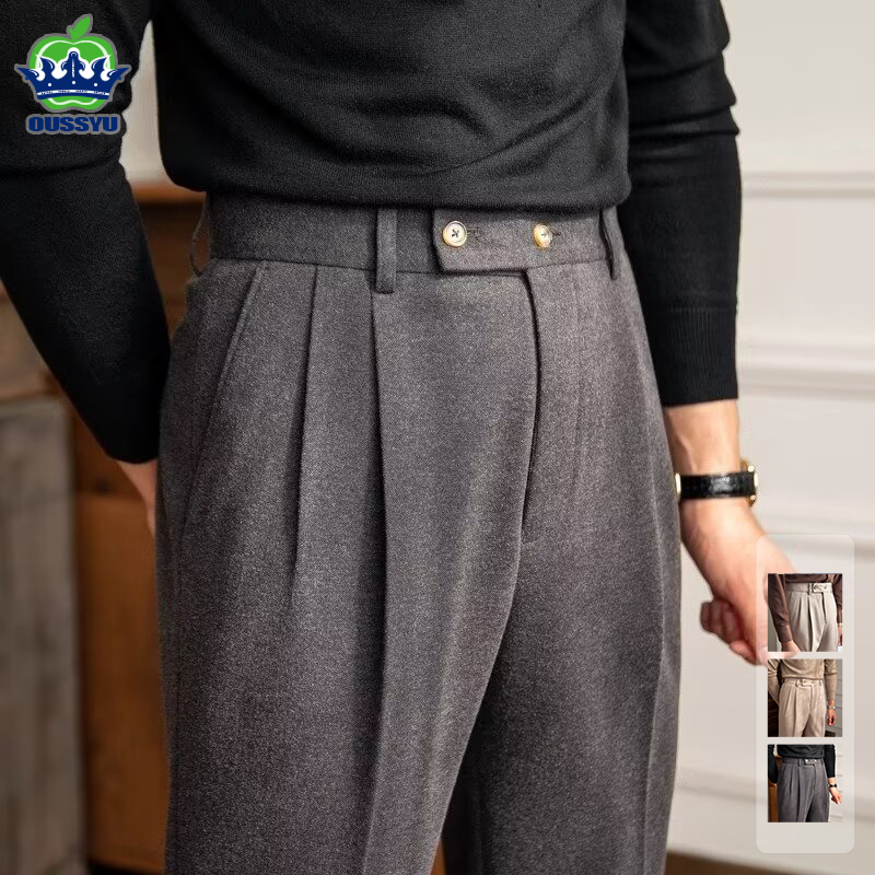 Men Accessories Elegant - Classics Italian Naples Style Men's Suit