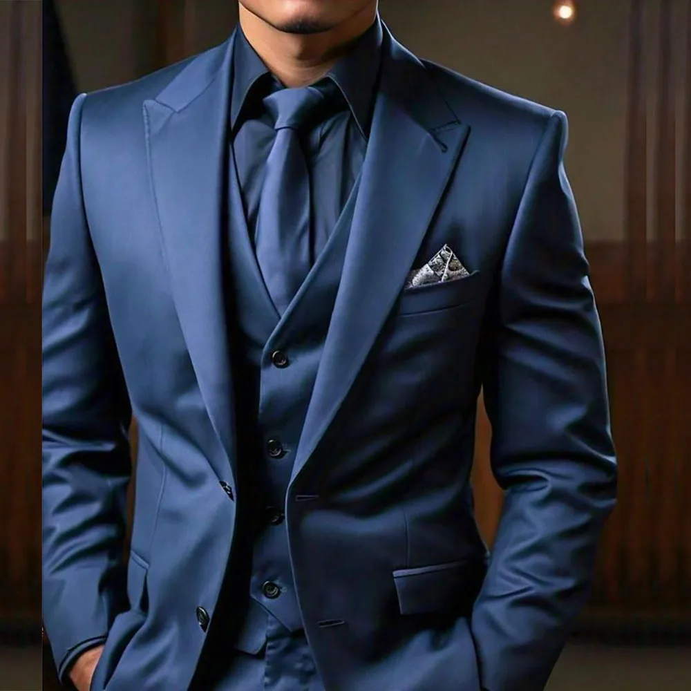 Men Accessories Elegant - Elegant Solid Color Men's Suits Formal
