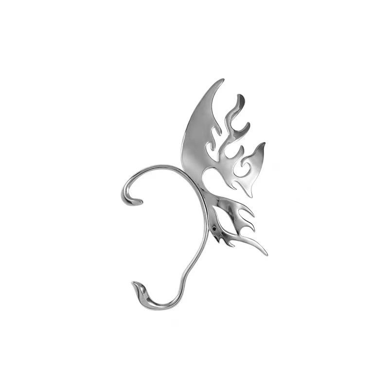 HUANZHI Silver Color Mechanica - Men Accessories Earrings 评论和价格