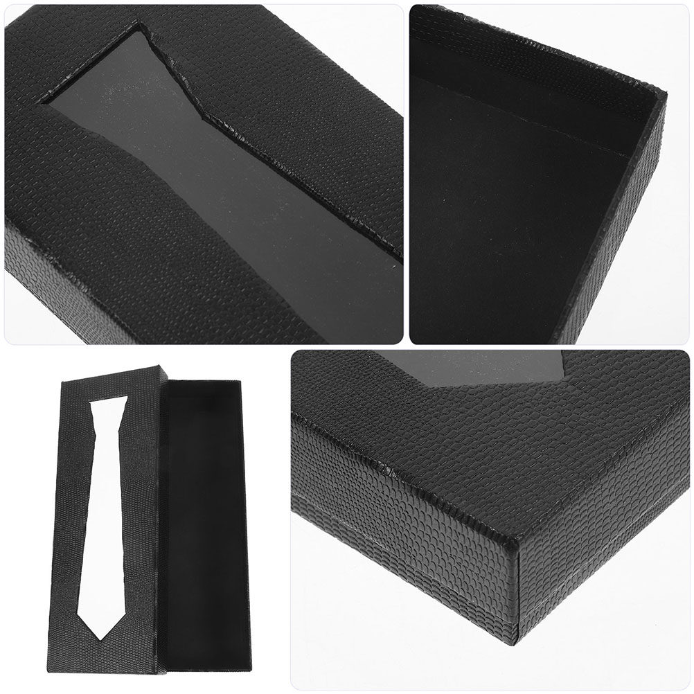 2Pcs Tie Box Elegant Cardboard - Men Accessories Elegant 评论和价格