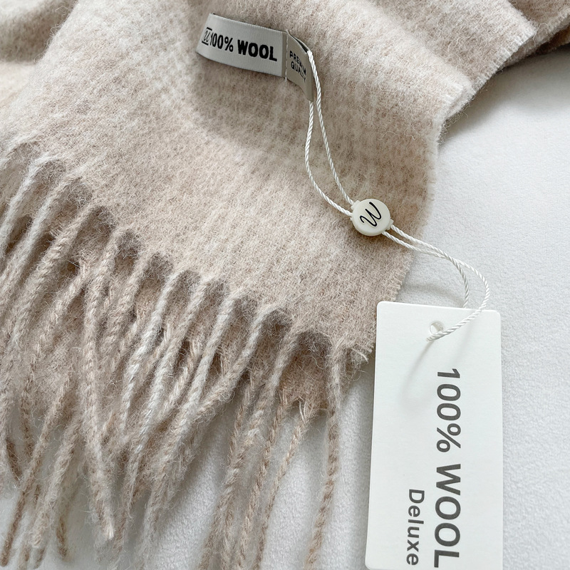 Winter Warm 100% Pure Wool Sca - Men Accessories Elegant 评论和价格