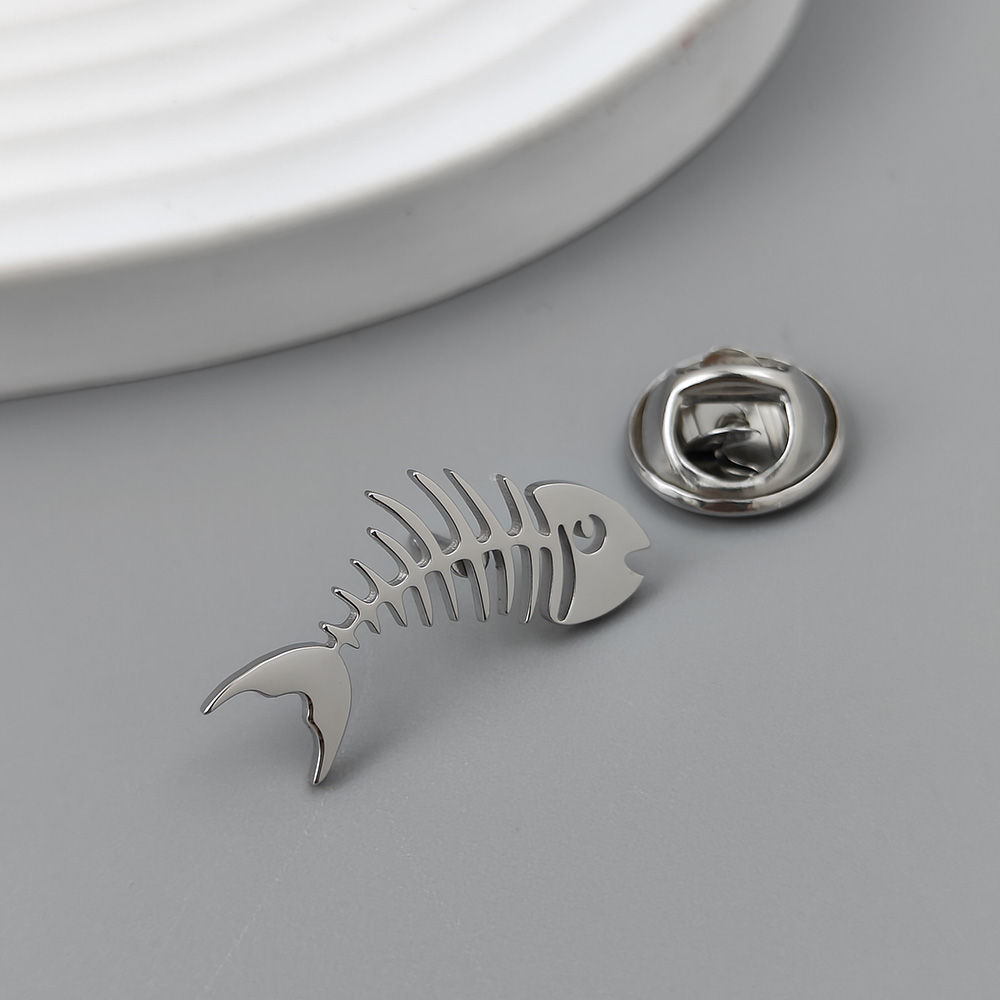 Creative fish bone gold-plated - Men'S Accessories Gift Set Branded 评论和价格