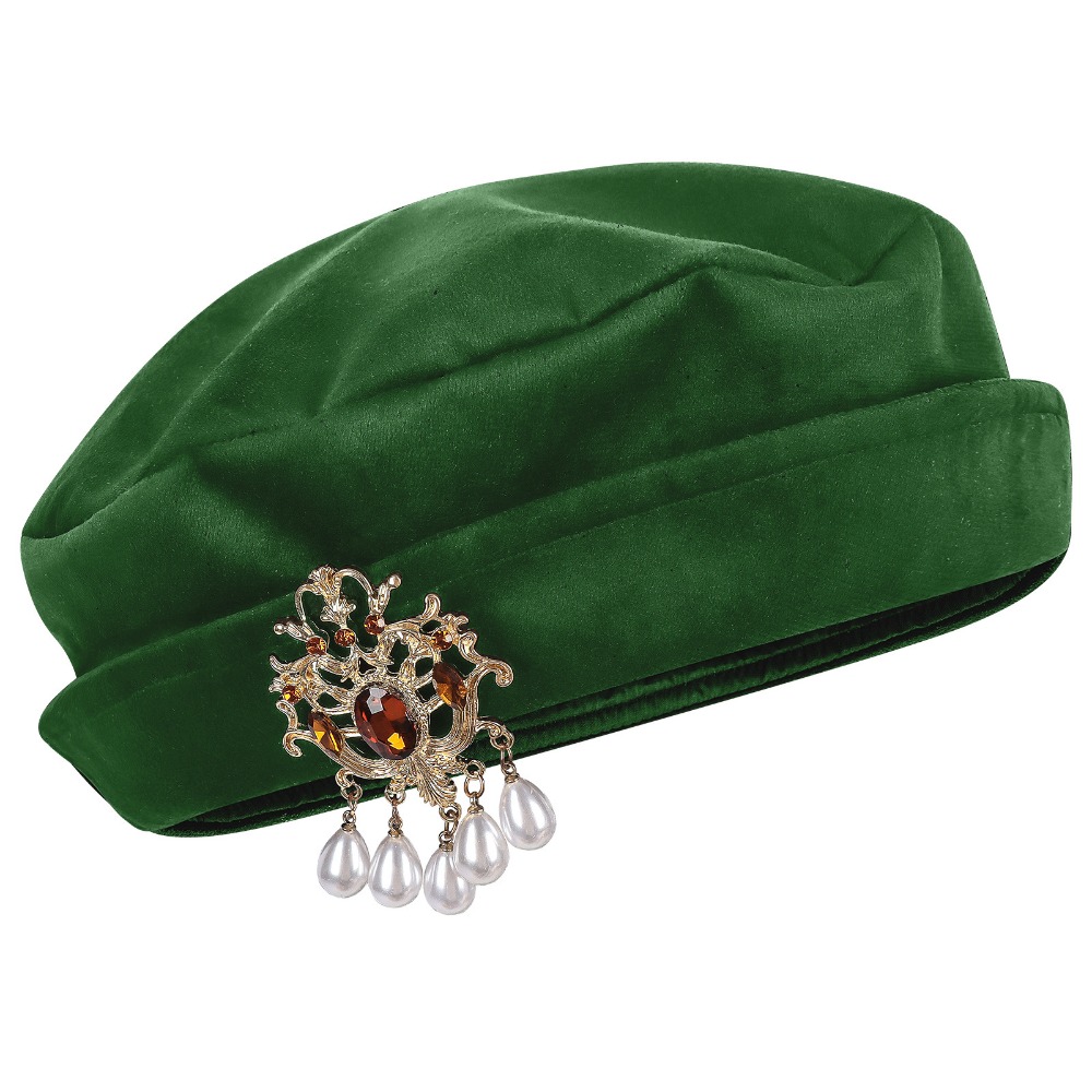 Men Medieval Tudor Beret Hat R - Men Accessories Hat 评论和价格