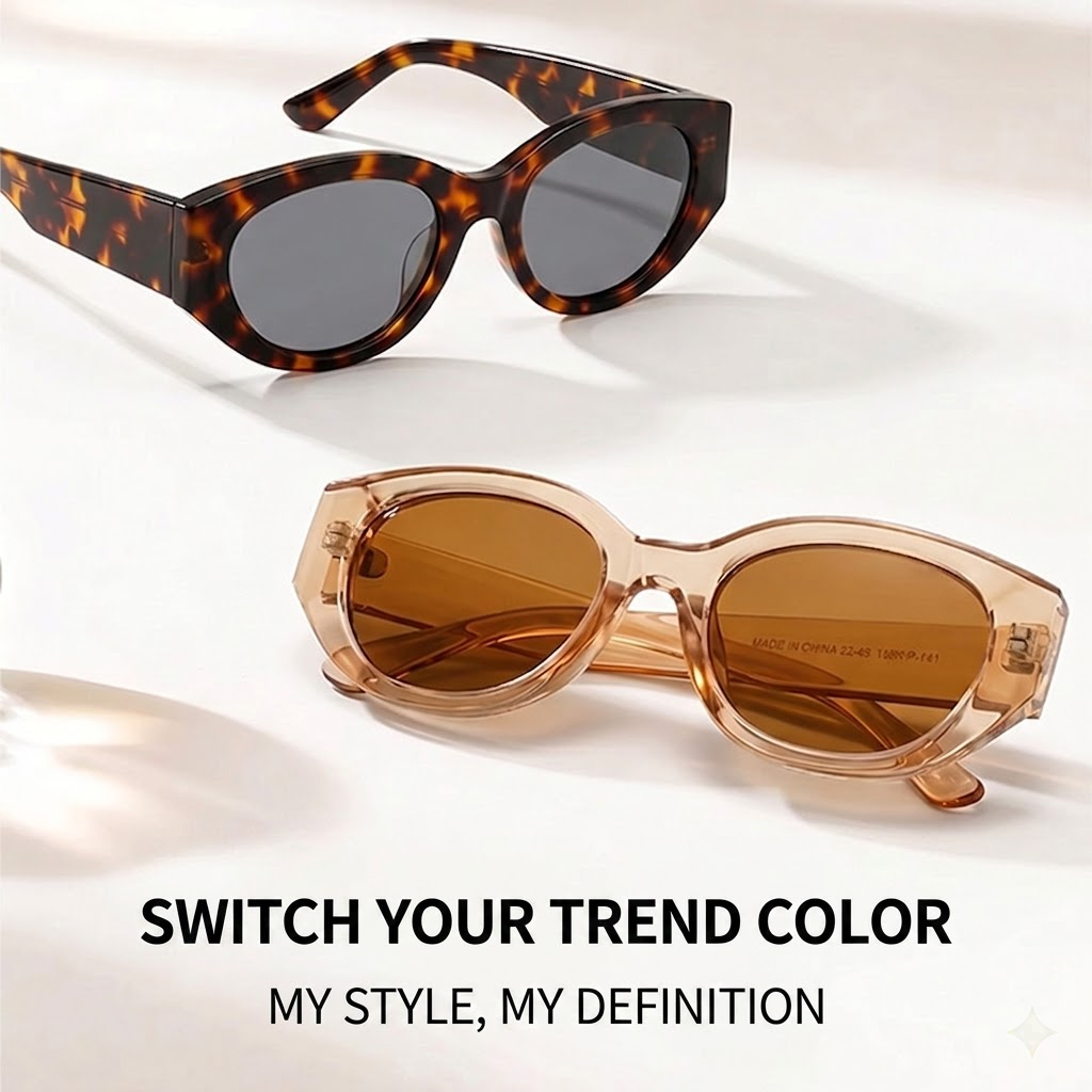 Women Men Classic Cat-Eye Pola - Sunglasses Polarized Men 评论和价格