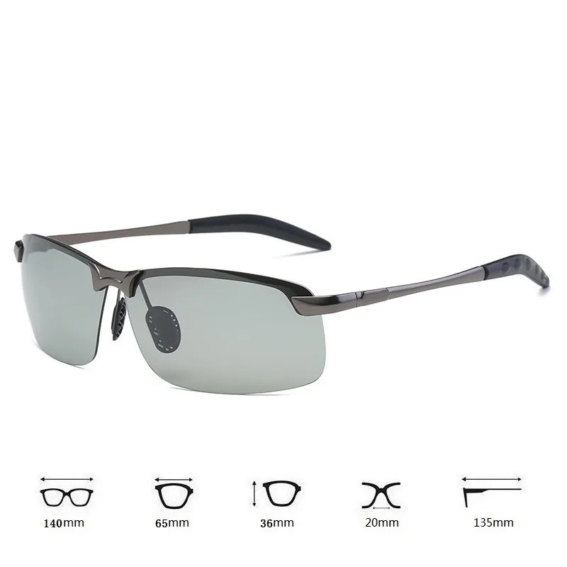 Men Photochromic Polarized Sun - Sunglasses Polarized Men 评论和价格